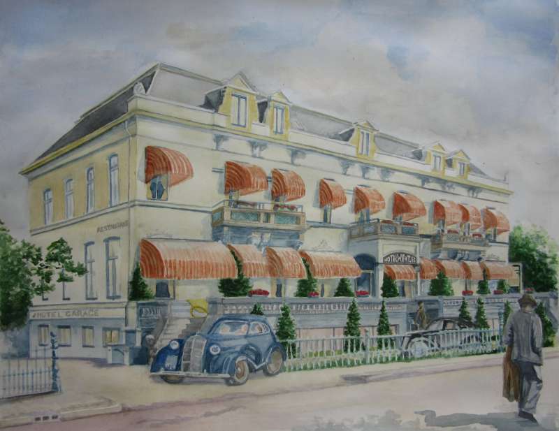 Aquarel Hotel Wientjes, 2012, 40x50