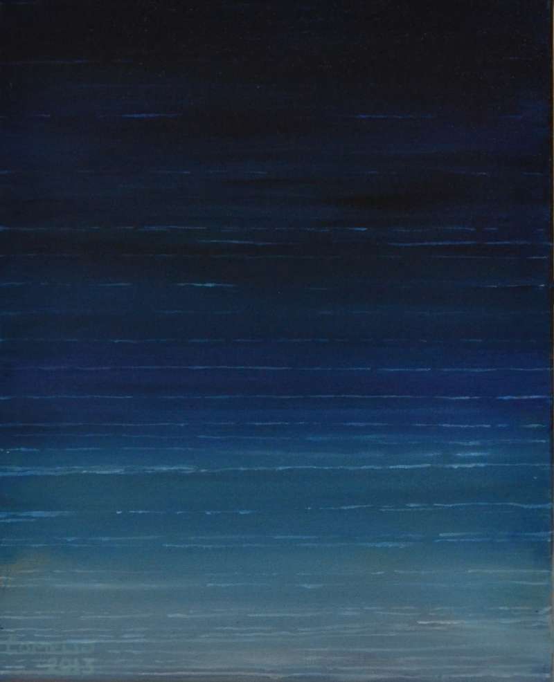 2013, Blue Sea, 40x50, acrylverf J.Comello